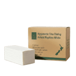 Hygienetic Fine Dinning Airlaid Napkins White