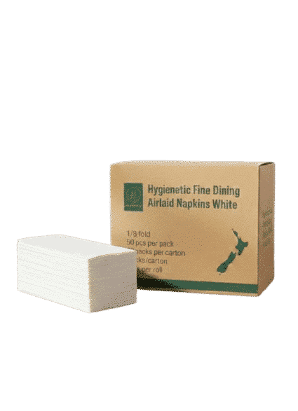 Hygienetic Fine Dining Airlaid Napkins White