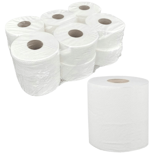 Hygienetic Centrepull Rolls 2ply White 6 x 150m