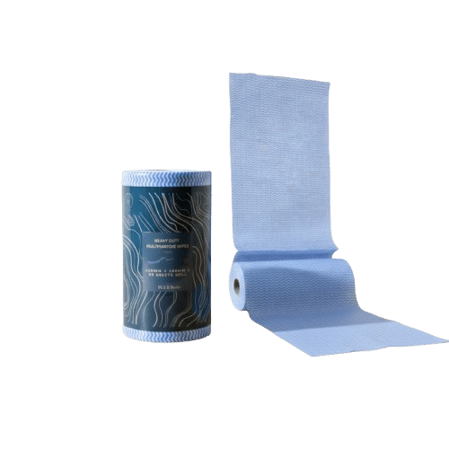 Hygienetic Heavy Duty Multipurpose Wipes - Blue 45 meter / 90 Sheets per Roll