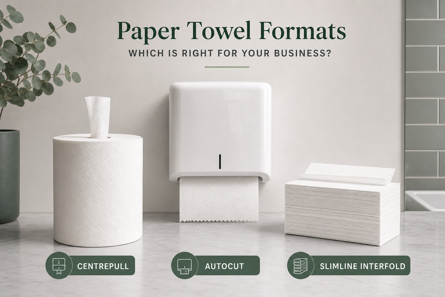 Centrepull vs Autocut vs Slimline Paper Towels: Which Is Right for Your NZ Business?