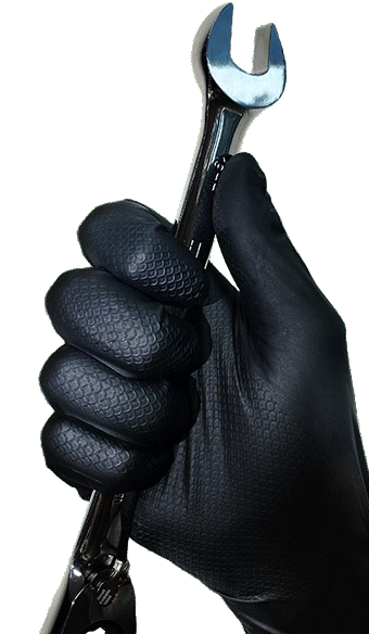Black Nitrile Gloves NZ | Extra Grip Industrial Disposable Gloves