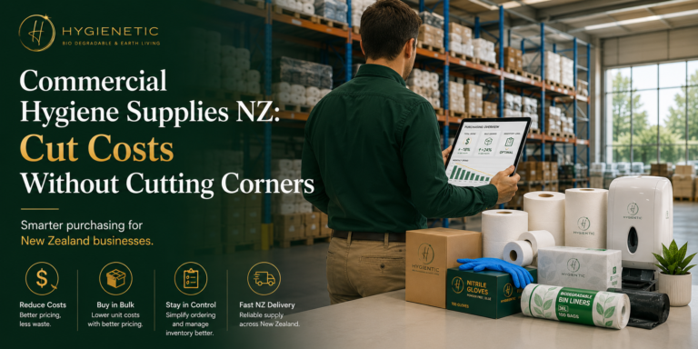 commercial hygiene supplies NZ warehouse bulk pallet Hygienetic